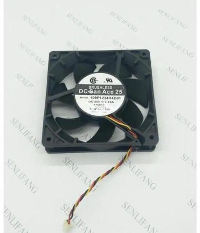 Main image of Original San Ace 120 109P1224H4D01 24V 0.24A 120*120*25mm 12cm 3wires cooling fan~