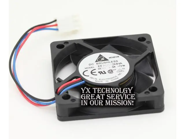 Alt view image 6 of 6 - 2pcs Delta EFB0512HHA 5010 5cm 12V 0.2A thin server cooling fan 50*50*10mm