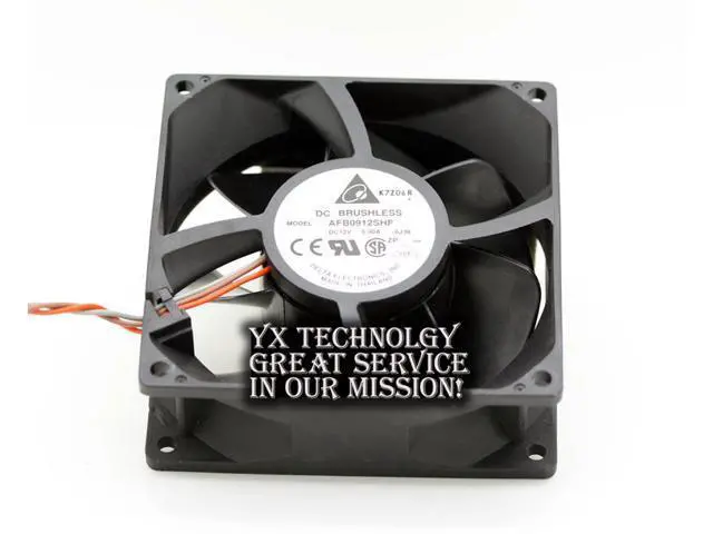Alt view image 6 of 6 - Delta and AFB0912SHF 9032 9cm 12V 0.90A dual ball bearing cooling fan 90*90*32mm