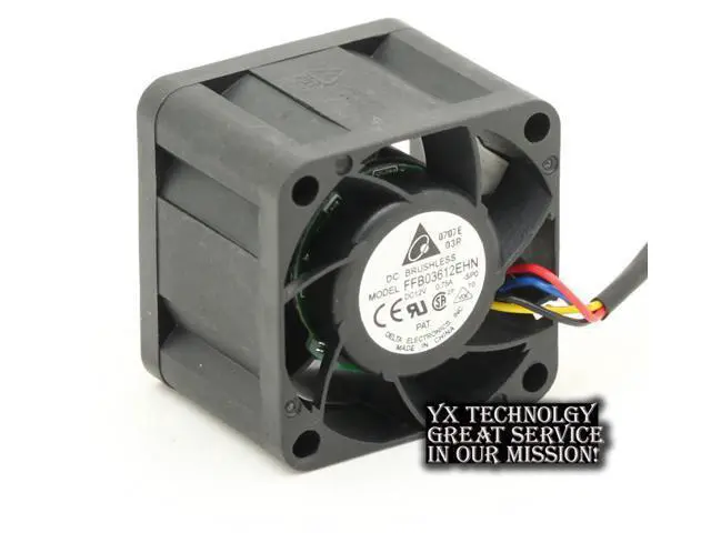 Alt view image 2 of 6 - Delta and FFB03612EHN 3628 12V 0.75A double ball bearing miniature cooling fan violence 36*36*28mm