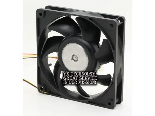Alt view image 4 of 6 - 120*120*25mm 3-wire 9G1224G4D03 12025 12CM 24V 0.47A cooling fan