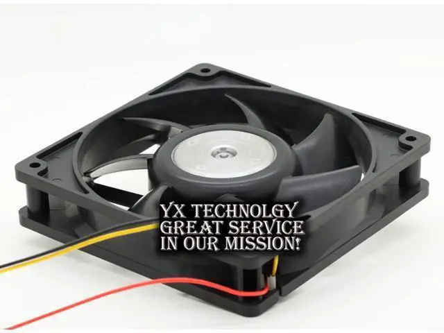 Alt view image 5 of 6 - 120*120*25mm 3-wire 9G1224G4D03 12025 12CM 24V 0.47A cooling fan