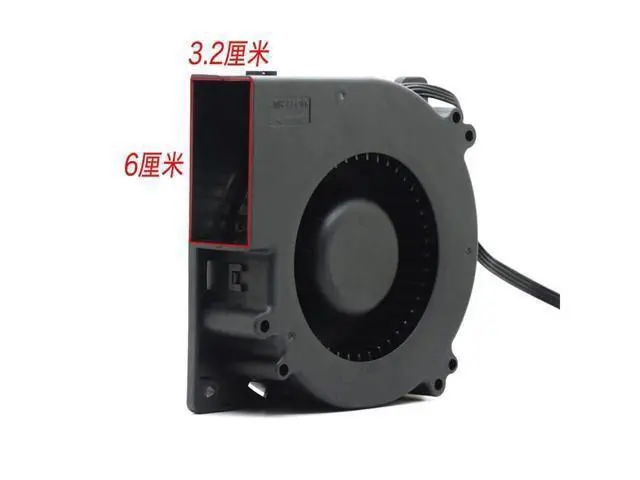 Alt view image 5 of 5 - 1pcs PFC0321B3-C03U-S9D 12V 3.39W blower Turbine Cooling Fan 12032 120mm 120*120*32mm