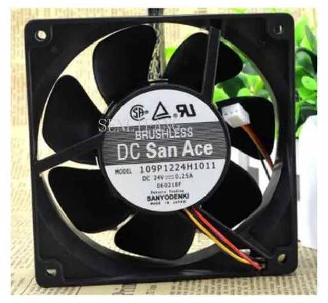Main image of for Original 0.25A 109P1224H1011 120*120*38 24V three wire inverter cooling fan large wind heat dissipation wind