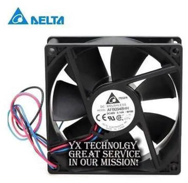 Main image of New and Original AFB0948HH 48V 0.14A 9025 9cm three wire speed cooling fan for Delta 90*90*25mm