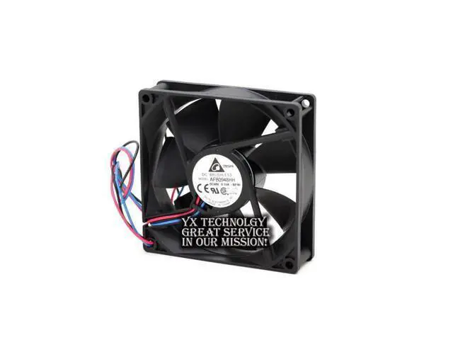 Alt view image 3 of 6 - New and Original AFB0948HH 48V 0.14A 9025 9cm three wire speed cooling fan for Delta 90*90*25mm