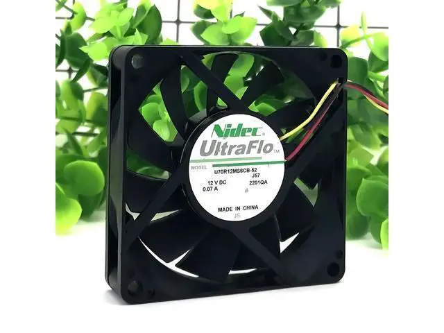 Alt view image 5 of 5 - Nidec 7015 7CM U70R12MS6CB-52 J57 DC12V 0.07A Ultra Quiet Cooling Fan