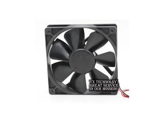 Alt view image 2 of 6 - Delta New 12CM 12025 WFB1212M 0.33A silent cooling fan dual ball wind capacity for 120*120*25mm