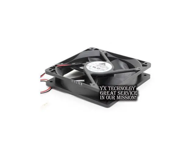 Alt view image 6 of 6 - Delta New 12CM 12025 WFB1212M 0.33A silent cooling fan dual ball wind capacity for 120*120*25mm