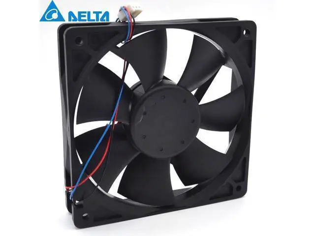 Alt view image 2 of 6 - Delta New AFB1212H 12025 12cm 12V 0.35A three line winds chassis cooling fan for 120*120*25mm