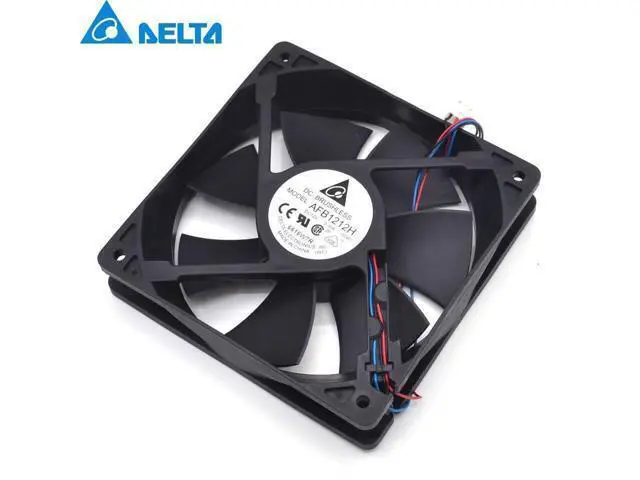 Alt view image 5 of 6 - Delta New AFB1212H 12025 12cm 12V 0.35A three line winds chassis cooling fan for 120*120*25mm