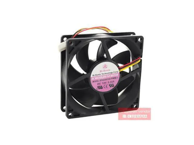 Alt view image 2 of 6 - BI-SONIC 9025 SP922512H PWM 12V 0.32A 2 wire 4 wire cooling fan