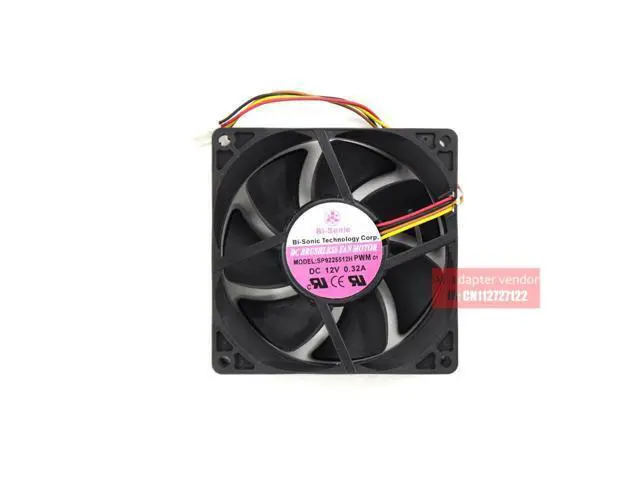 Alt view image 4 of 6 - BI-SONIC 9025 SP922512H PWM 12V 0.32A 2 wire 4 wire cooling fan