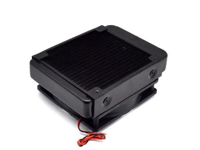 Alt view image 3 of 3 - 1pcs Low Noise 120 x 120mm Water Cooling CPU Cooler Row Heat Exchanger Radiator with Fan