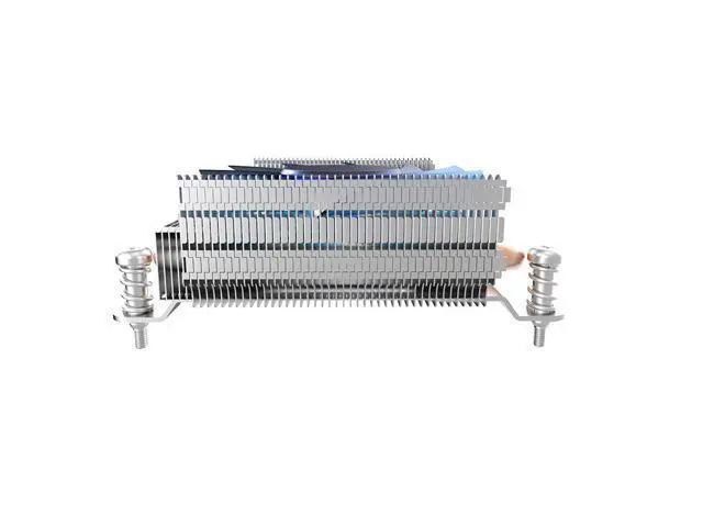 Alt view image 3 of 5 - S85 2 heatpipe ultra-thin 80mm PWM fan for HTPC 1U mini case all-in-one cooling for Socket Intel 775 115x CPU cooler