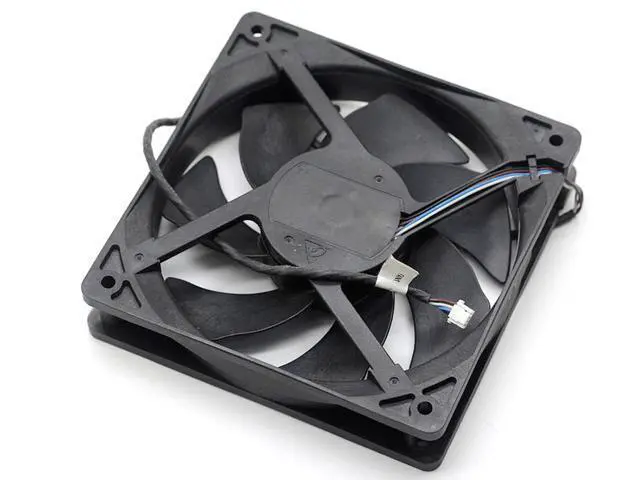 Alt view image 4 of 4 - 1pcs AFB1212MJ AFB1212MJ-00 12025 12cm 12V 0.4A4-wire radiation projector cooling fan