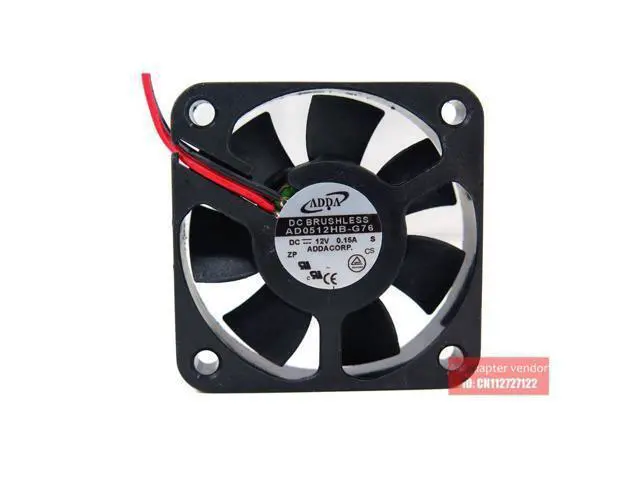 Alt view image 4 of 6 - Original ADDA AD0512HB-G76 DC12V Bearing 50*50*10M cooling fan