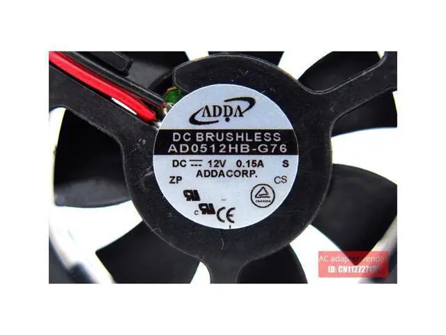 Alt view image 6 of 6 - Original ADDA AD0512HB-G76 DC12V Bearing 50*50*10M cooling fan