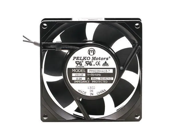 Alt view image 5 of 5 - PM9225HA1B-7 9225 9CM 100V 0.09A Quiet Ac Aluminum Machine Cooling Fan