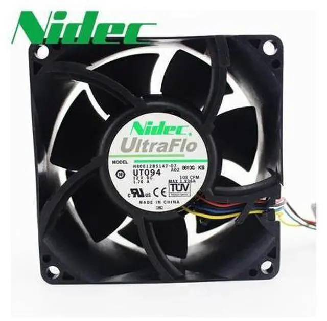 Main image of 1pcs H80E12BS1A7-07 8038 8CM 80*80*38mm 12V 1.76A powerful axial case cooling fan 7800RPM
