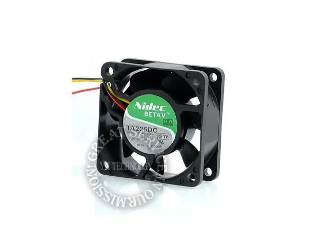 Alt view image 2 of 6 - Nidec New TA225DC B34605-33 6025 0.58A drive chassis cooling fan for NIDEC 60*60*25mm