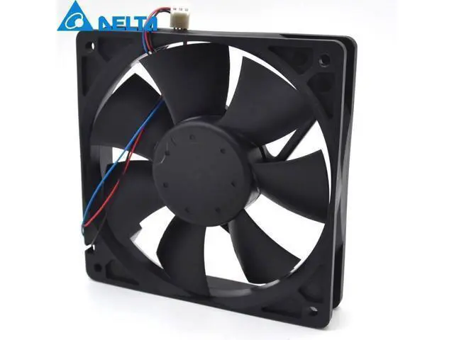 Alt view image 4 of 6 - Delta New AFB1212H 12025 12cm 12V 0.35A three line winds chassis cooling fan for 120*120*25mm