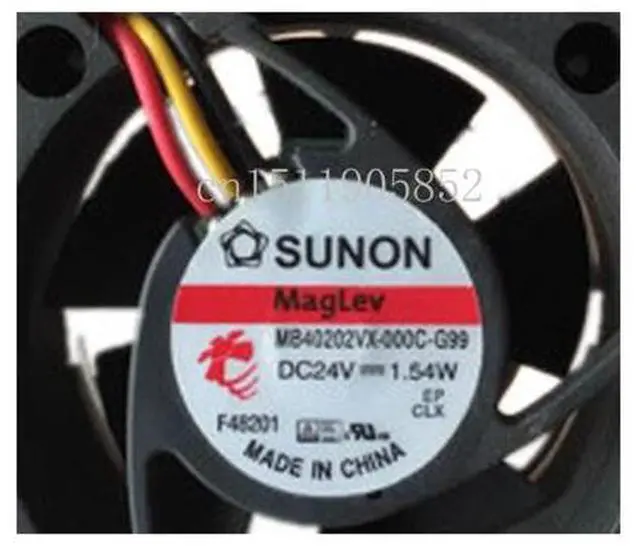 Main image of MB40202VX-000C-G99 DC 24V 1.54W 40x40x20mm 3-wire Server Cooling Fan