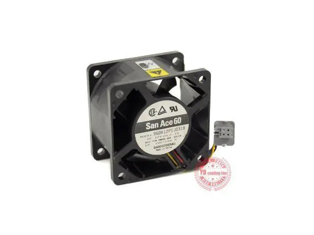Alt view image 2 of 4 - FOR SANYO SAN ACE 9G0612P1J0318 12V 2.1A 6038 6CM 4 lines server cooling fan