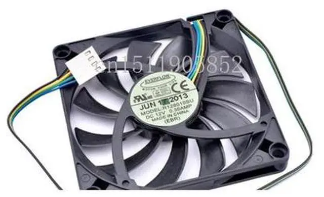 Main image of R128010SU Server Cooling Fan DC 12V 0.35A 80X80X10mmmm 4-wire