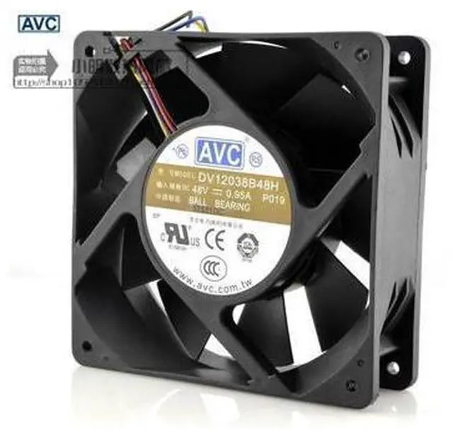 Main image of AVC New 48V 0.95A DV12038B48H 12CM 12038 industrial inverter cooling fan 120*120*38mm