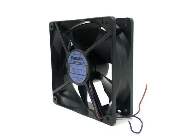 Alt view image 3 of 4 - FBK-12G12LE Panaflo 12038 12V Double Ball DC Cooling Fan 12cm Ultra 0.20A 120X38mm