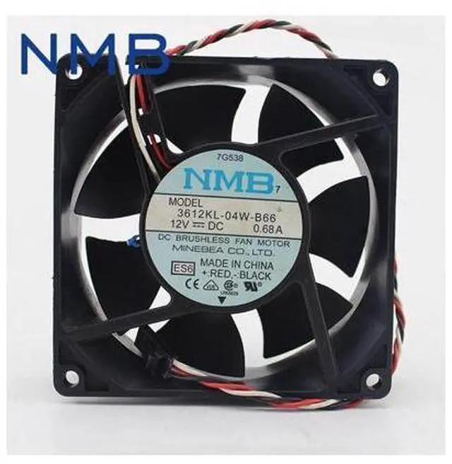 Main image of 2pcs 3612KL-04W-B66 9032 9CM 90*90*32mm DC 12V 0.68Aserver inverter cooling fan