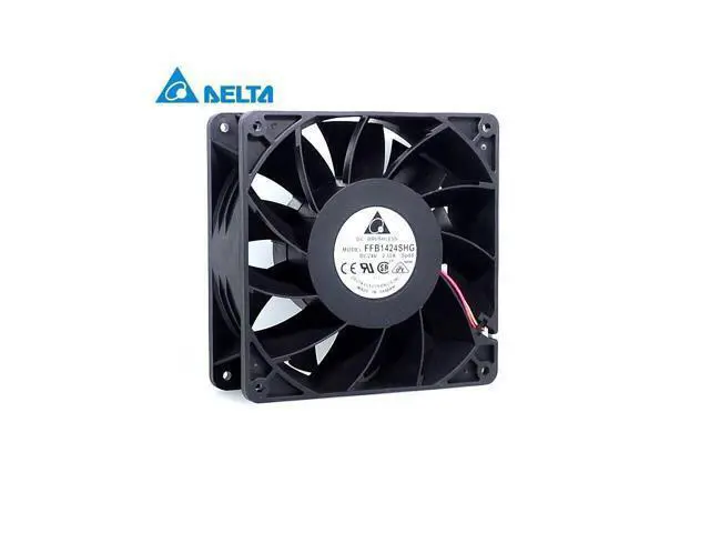 Alt view image 2 of 6 - delta New 14050 24V2.3A FFB1424SHG super wind 14cm dual ball bearing cooling fan 140*140*50mm
