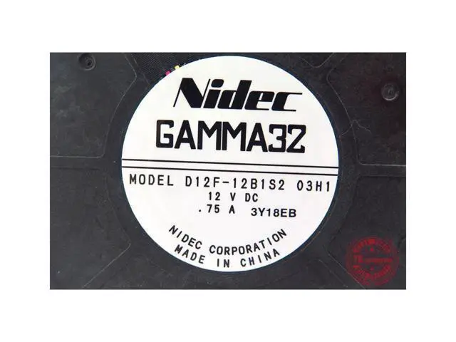 Alt view image 6 of 6 - NEW NIDEC D12F-12B1S2 03H1 12V 0.75A 12032 3 lines Blower cooling fan