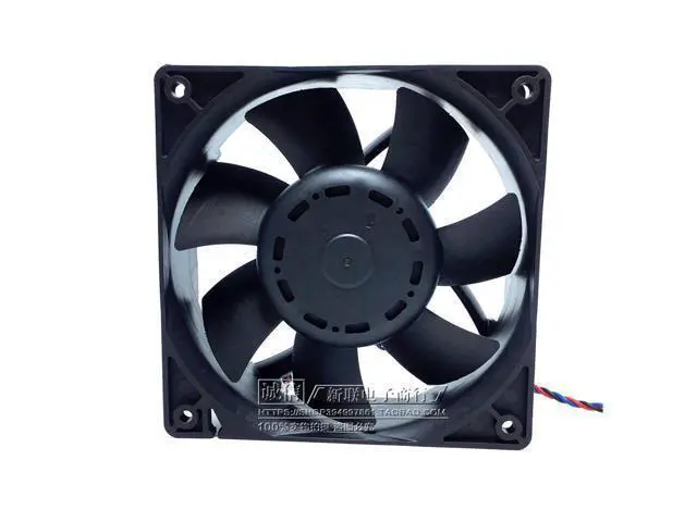 Alt view image 2 of 2 - Delta AFB1212GHE 120x120x38mm DC 12V 3.24A 3-pin TAC connector axial powerful cooling fan