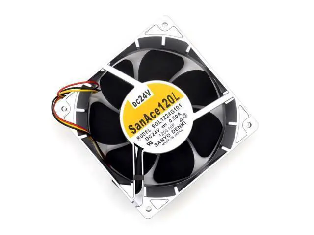 Alt view image 5 of 6 - New 9GL1224G101 12038 24V 0.5A 12cm cooling fan temperature gale 120*120*38mm