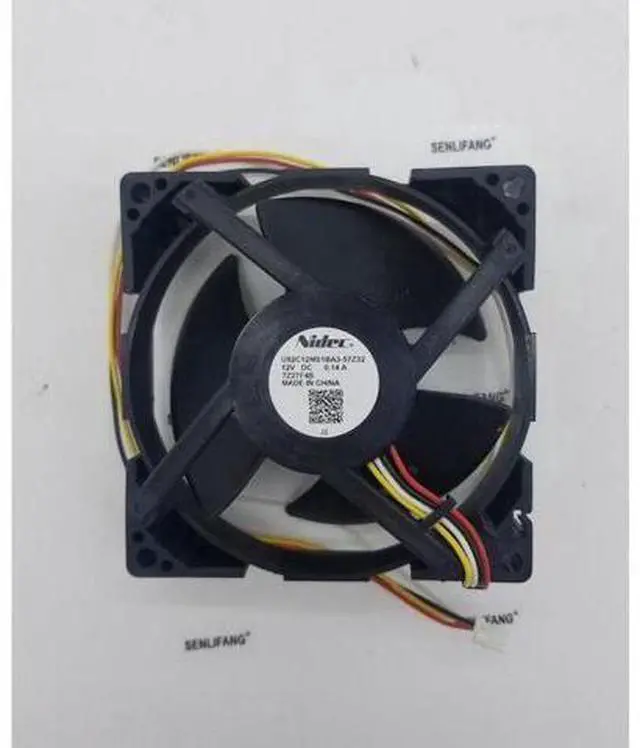Main image of Original Nidec U92C12MS1BA3-57Z32 9cm DC12V 0.14A refrigerator built-in cooling fan