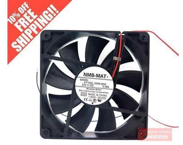 Main image of NMB -MAT 4710KL-05W-B50 12025 0.38A 24V inverter cooling fan new
