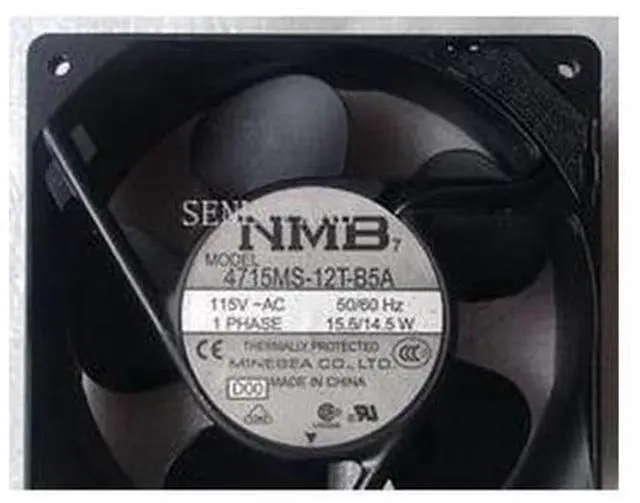 Main image of Original for NMB 120*120*38MM 12cm AC115v 15.5w 14.5w 4715MS-12T-B5A cooling fan