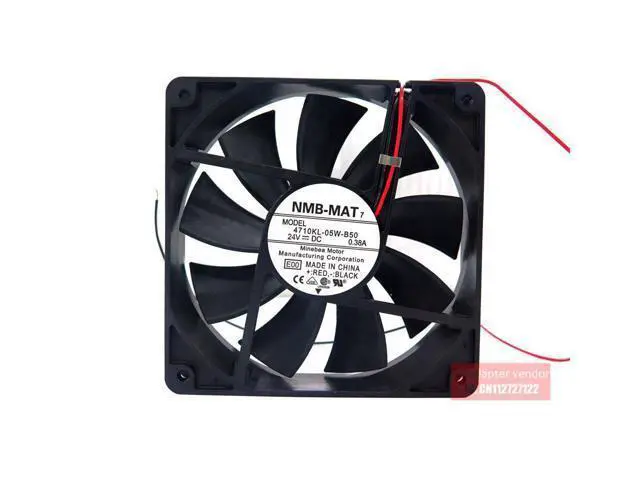 Alt view image 5 of 6 - NMB -MAT 4710KL-05W-B50 12025 0.38A 24V inverter cooling fan new