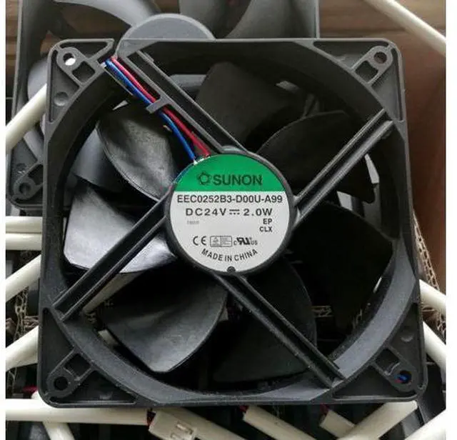 Main image of 1pcs EEC0252B3-D00U-A99 24V 2.0W frequency server inverter axial cooling fan 12025 12cm