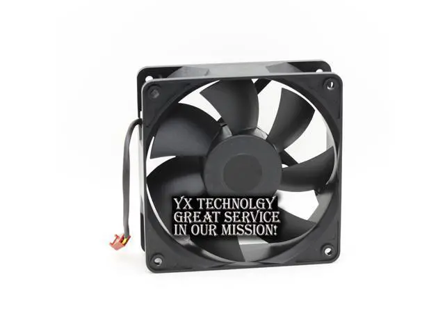 Alt view image 2 of 3 - The 12038 MGT12012LB-O38 12V 0.20A three wire chassis cooling fan 120*120*38mm