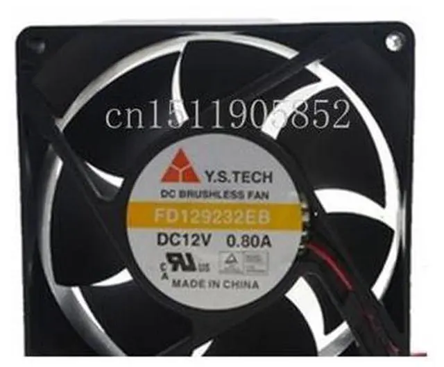 Main image of original 9232 12V 0.8A 9CM FD129232EB large air volume 2 line cooling fan