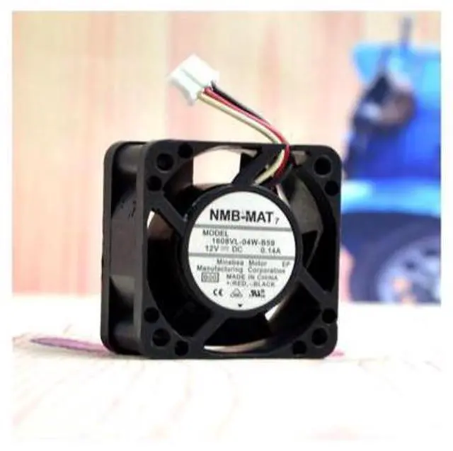 Main image of For NMB 1608VL-04W-B59 12V 0.14A 4CM 4020 1U Silent Cooling Fan