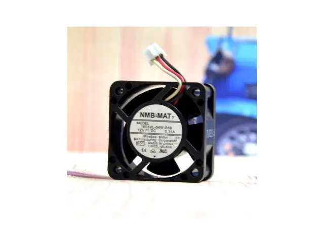 Alt view image 2 of 4 - For NMB 1608VL-04W-B59 12V 0.14A 4CM 4020 1U Silent Cooling Fan
