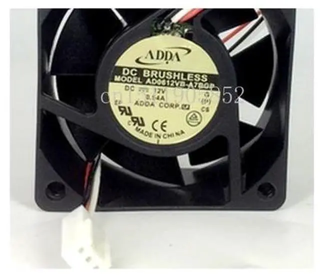 Main image of AD0612VB-A7BGP DC 12V 0.54A 60x60x25mm 3-Wire Server Cooling Fan
