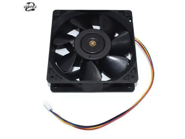 Alt view image 5 of 6 - Cooling Fan QFR1212GHE For Antminer Bitmain S7 S9 OC11 Replacement 4-pin Connector 12V 2.70A 12038 12CM well tested