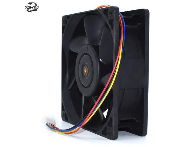 Alt view image 6 of 6 - Cooling Fan QFR1212GHE For Antminer Bitmain S7 S9 OC11 Replacement 4-pin Connector 12V 2.70A 12038 12CM well tested