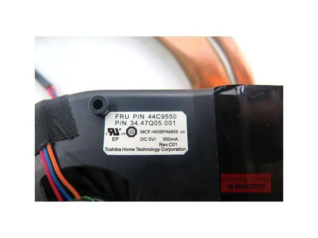 Alt view image 4 of 5 - FOR LENOVO FOR IBM FOR Thinkpad X200 44C9549 laptop fan heat sink