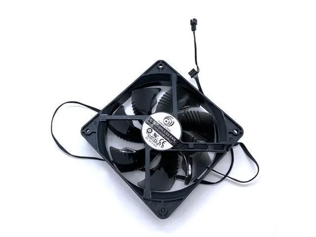 Alt view image 3 of 4 - PLA12025B12HH-LV 120mm 12025 12V Power Supply Chassis Ball Cooling Fan 12cm PWM Water Cooling Cool CPU Fans